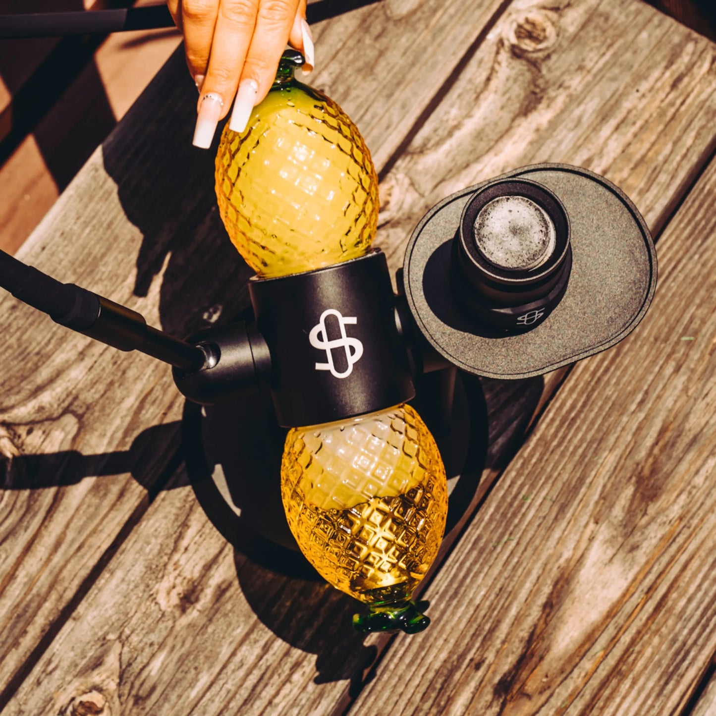 Stundenglass Kompact Pineapple Globe + Upstem (Small)