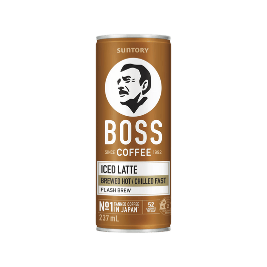 Suntory Boss Coffee Iced Latte 237mL (12 pack)