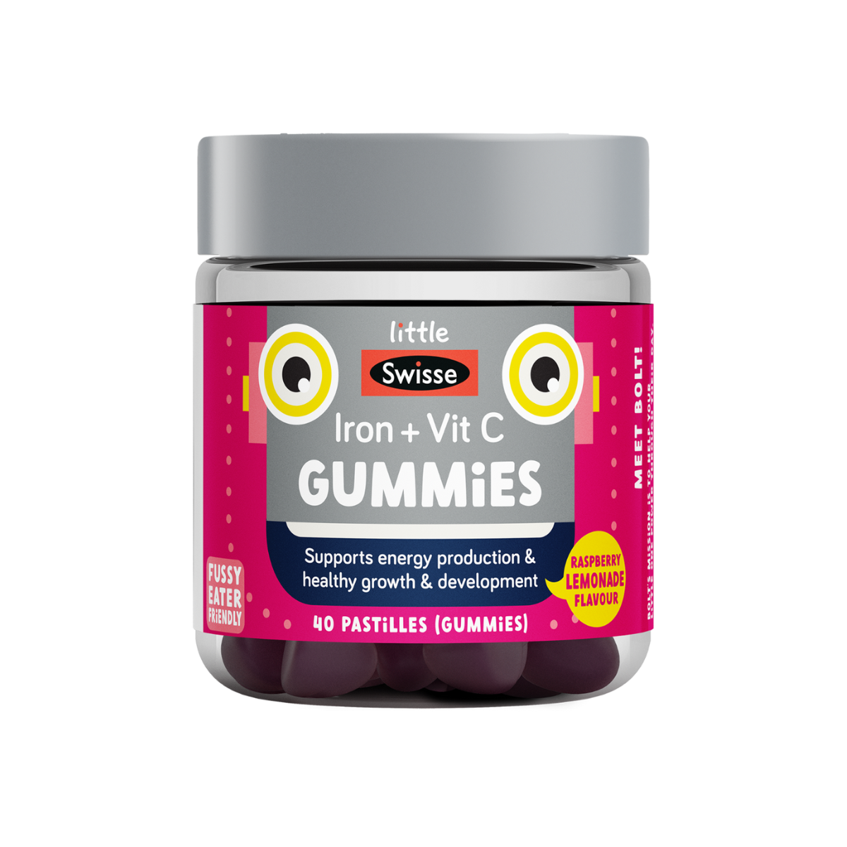 Little Swisse Iron + Vit C Gummies
